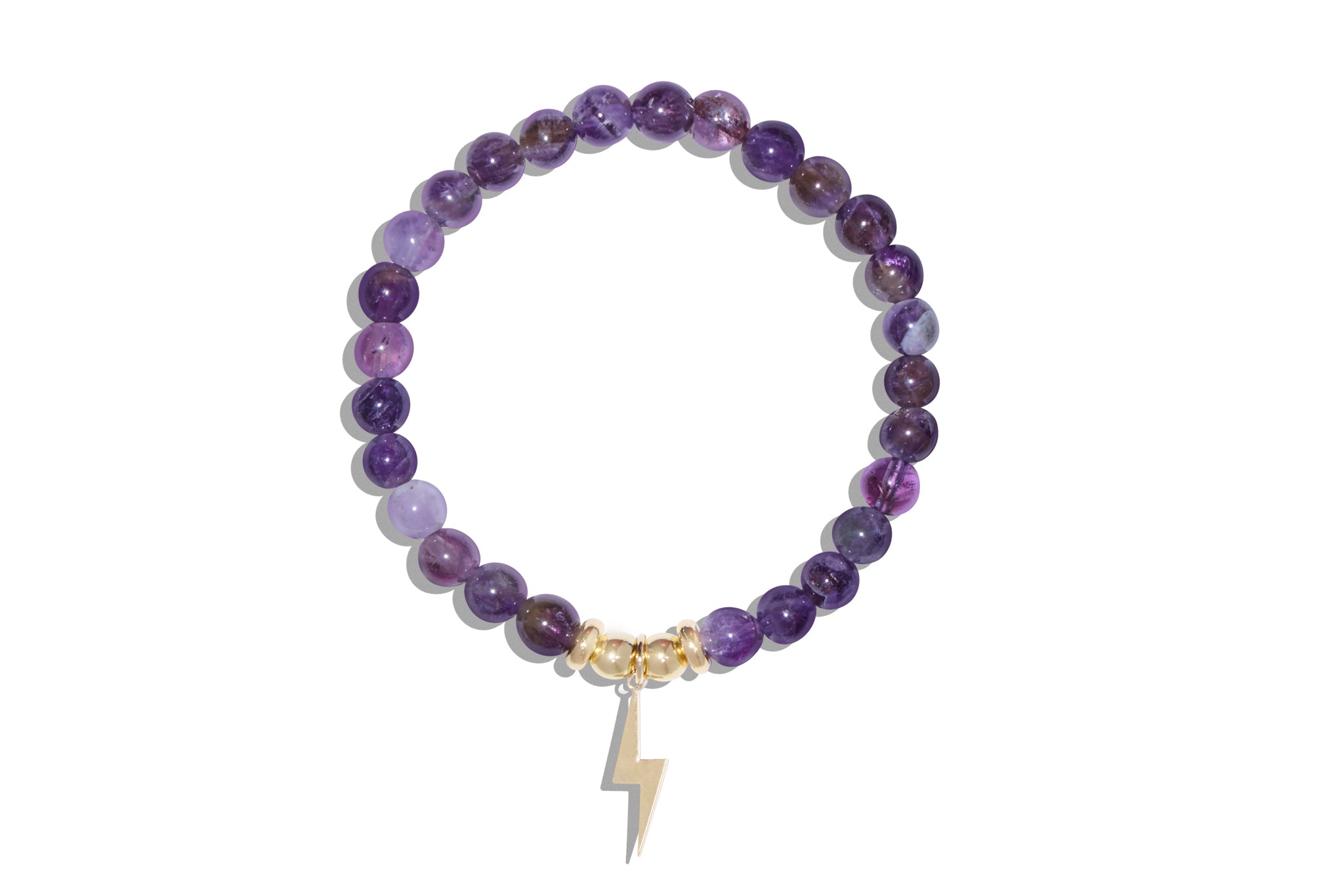 Amethyst with Lightening Bolt