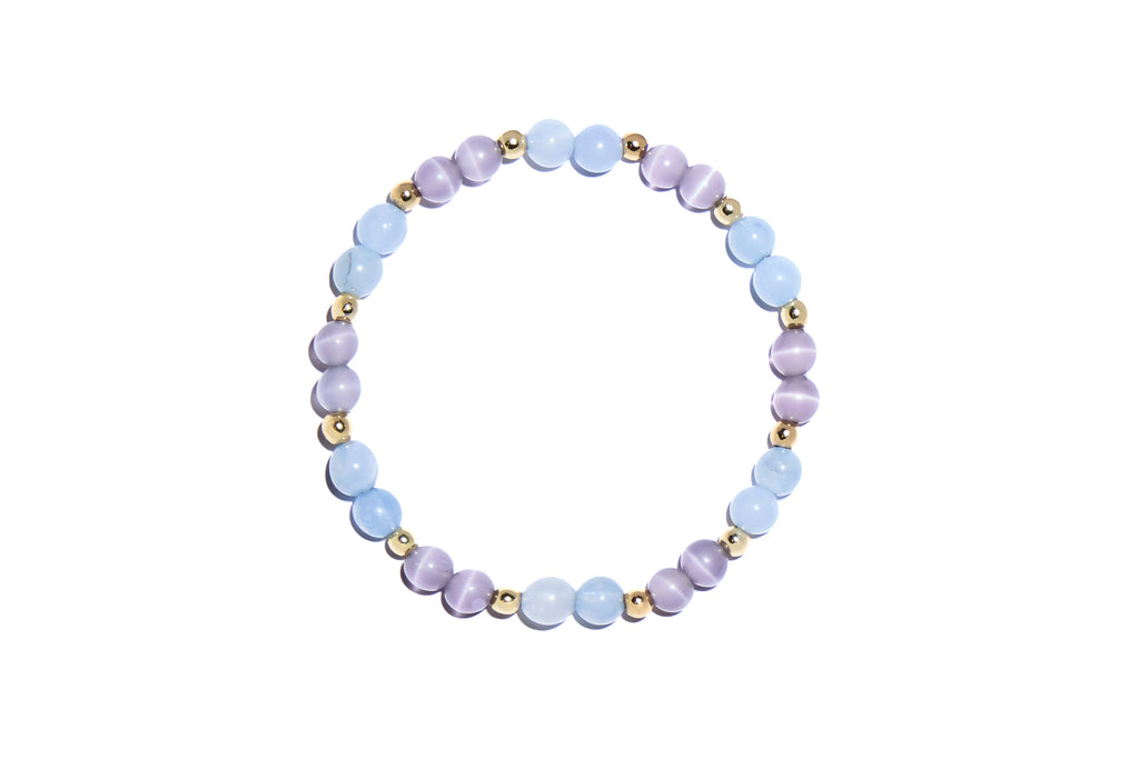 Blue and Purple with Gold