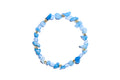 Blue Chip Bead Bracelet