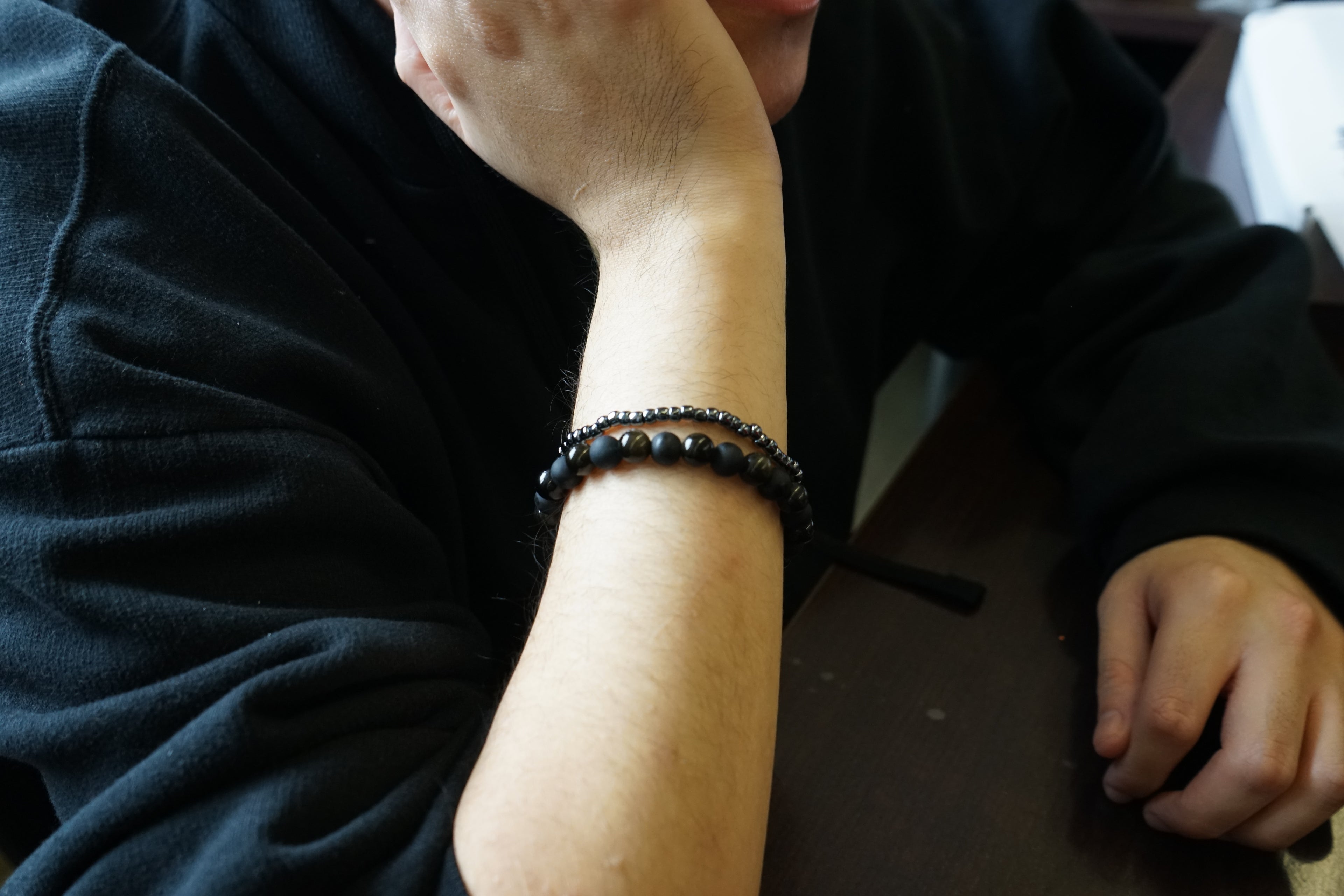 Men's Golden Obsidian with Black Matte