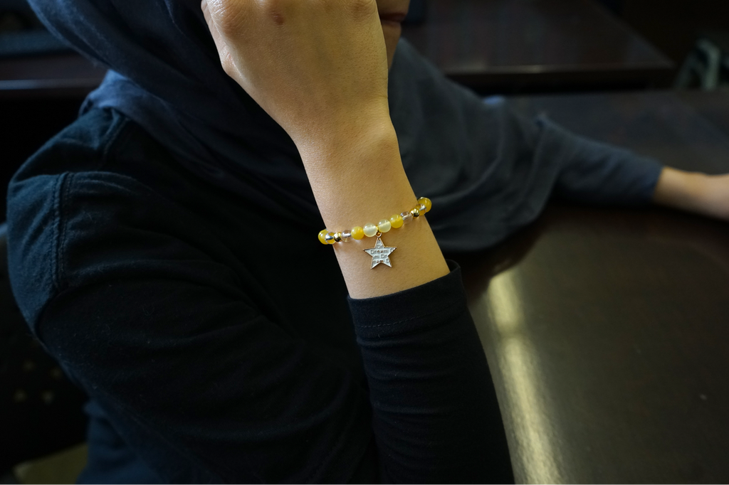 Women's Yellow Bracelet with Star