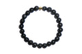 Men's Black Lava Bead-Gold or Silver Option Available