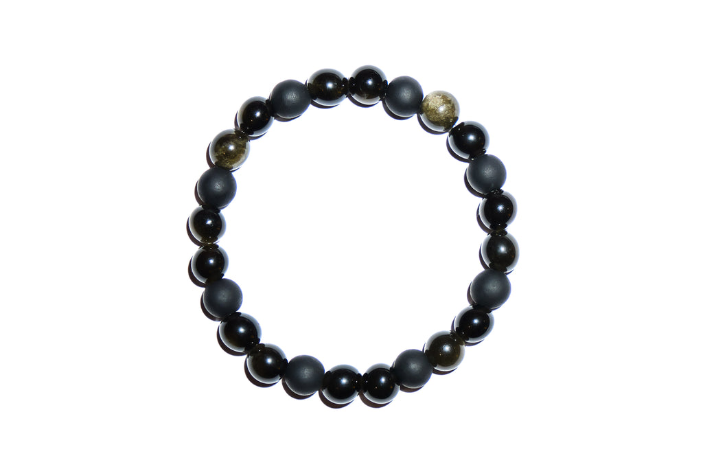 Men's Golden Obsidian with Black Matte