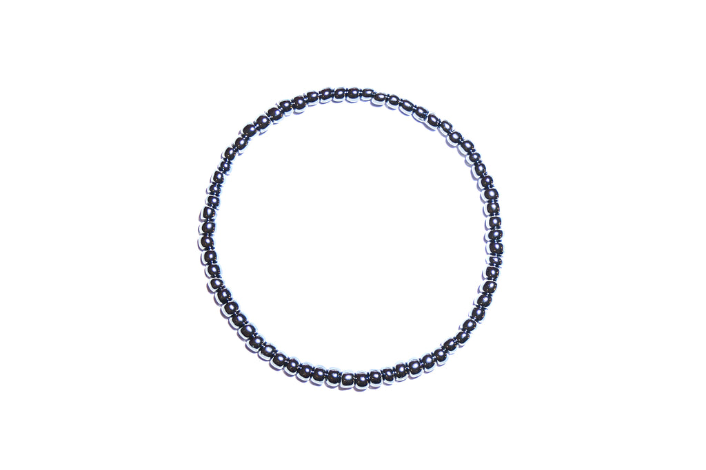 Men's Silver Toho Seed Bead