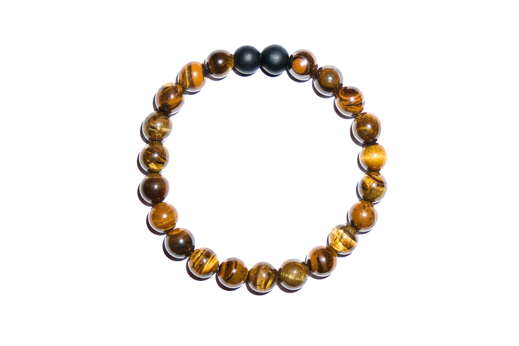 Men's Brown Tiger Eye with Black Matte
