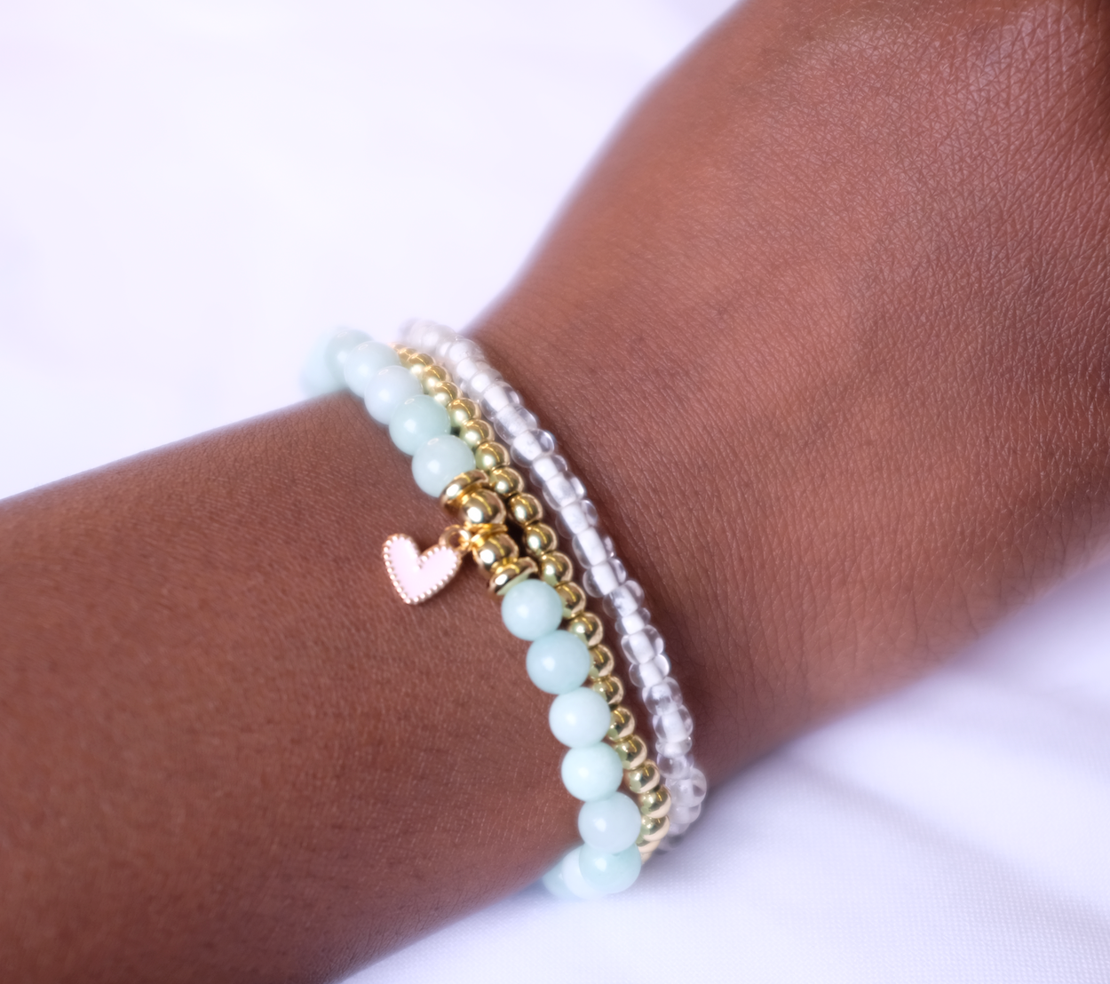 Pink Heart Stack