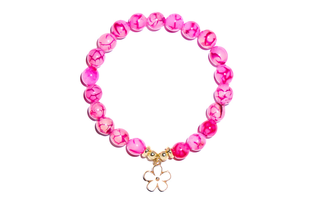 Red Daisy Bracelet
