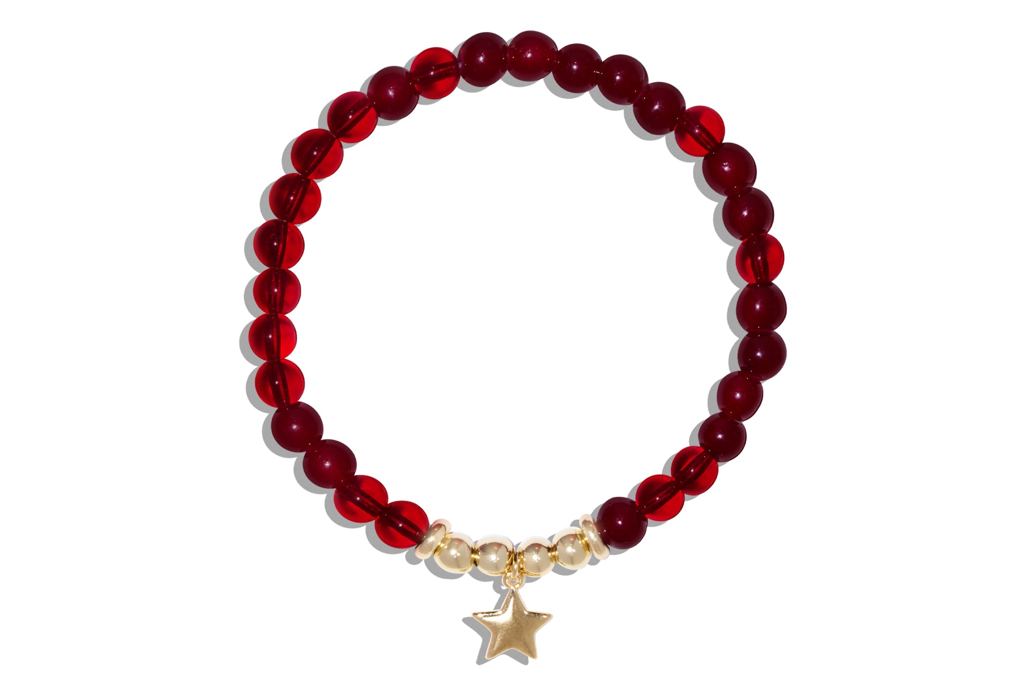 Burgundy with Star
