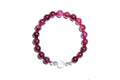 Natural Garnet with Heart Stone