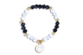 Kids Black Bracelet with Smiley Face