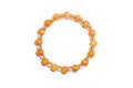 Crackle Orange with Gold