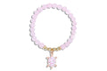 Pink Quartz with Turtle Charm