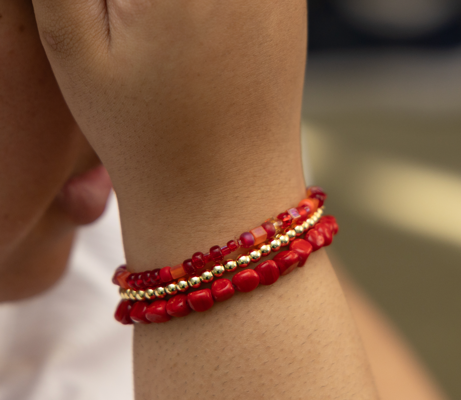 Red and Gold Stack