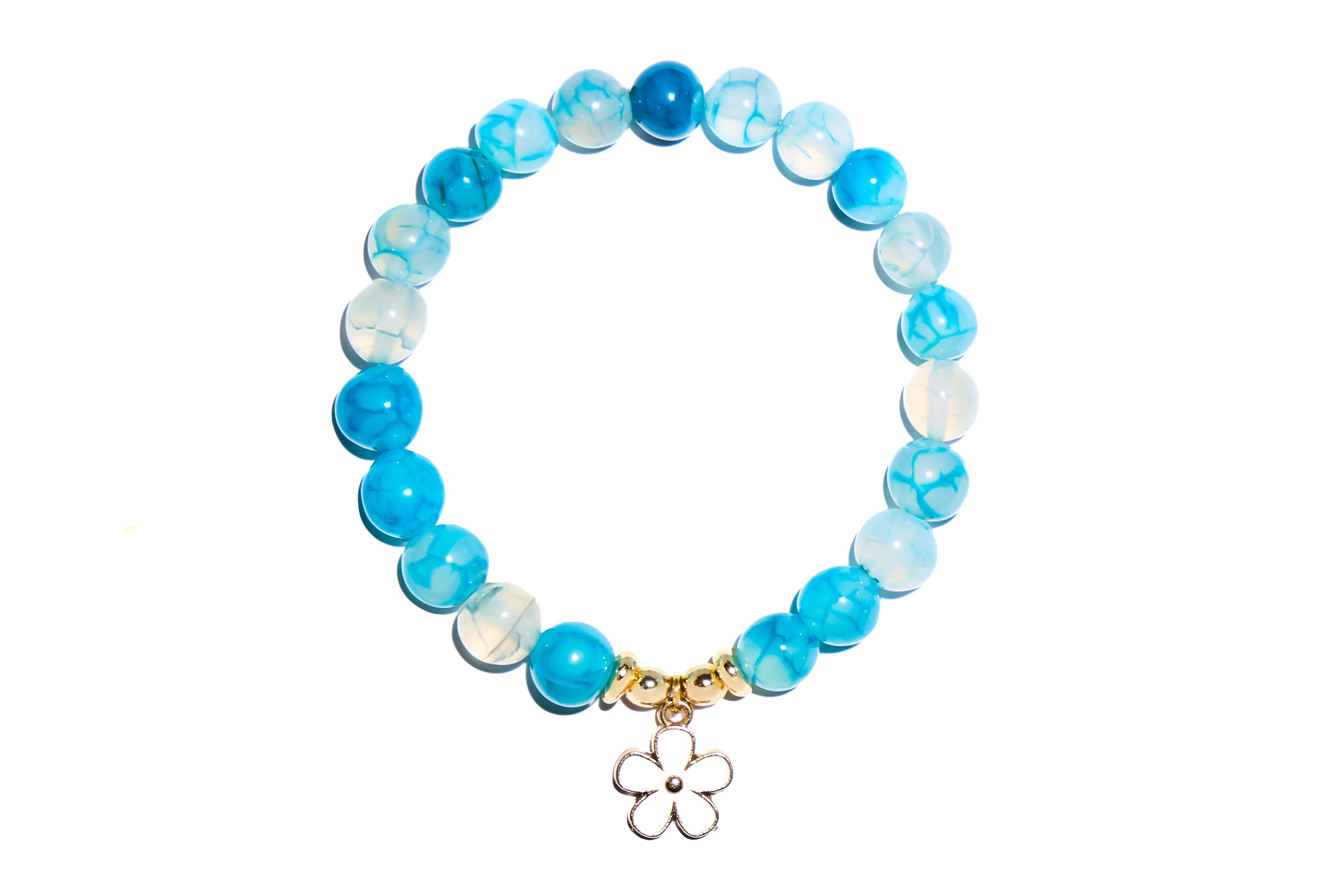Blue Daisy Bracelet